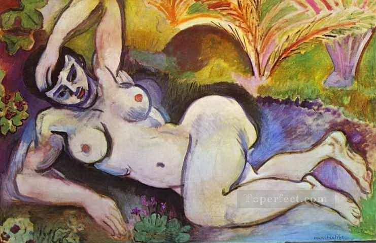 Recuerdo Desnudo Azul de Biskra 1907 fauvismo abstracto Henri Matisse Pintura al óleo
